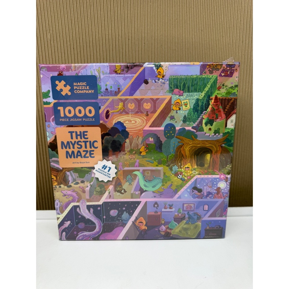The Mystic Maze 1000 Piece Jigsaw Puzzle Magic Puzzle Company Boya Sun Art New